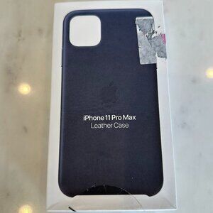 Apple iPhone 11 Pro Max Leather Phone Case Midnight Blue NWT